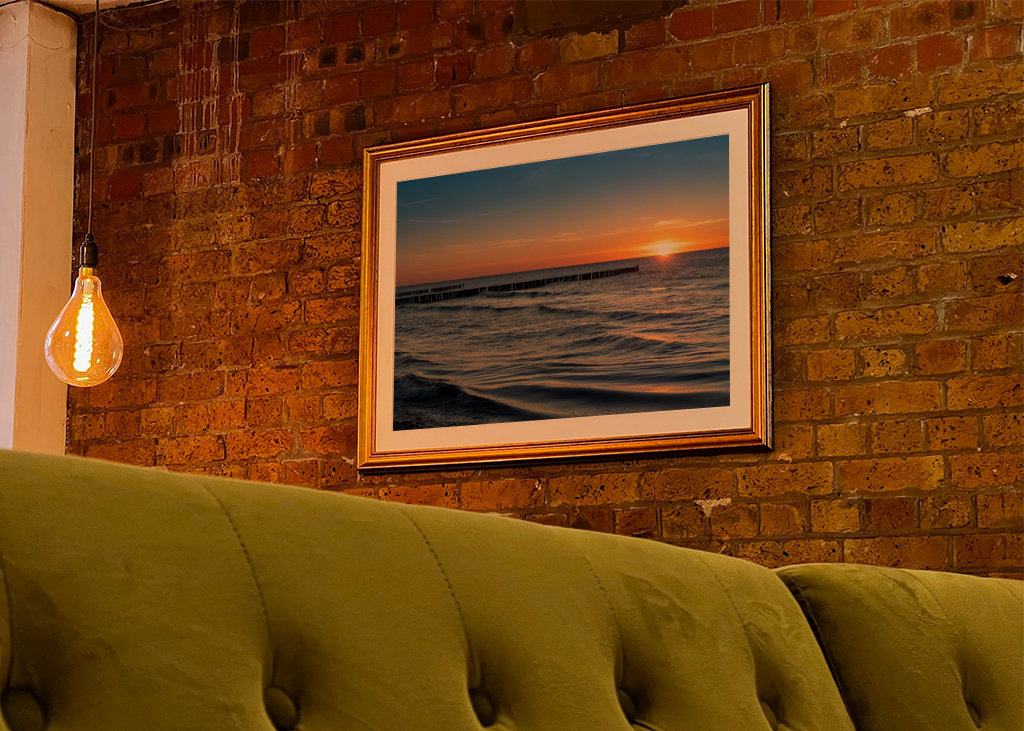 Sunset on the Baltic Sea