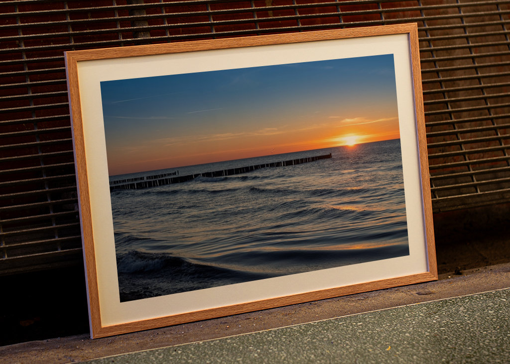 Sunset on the Baltic Sea