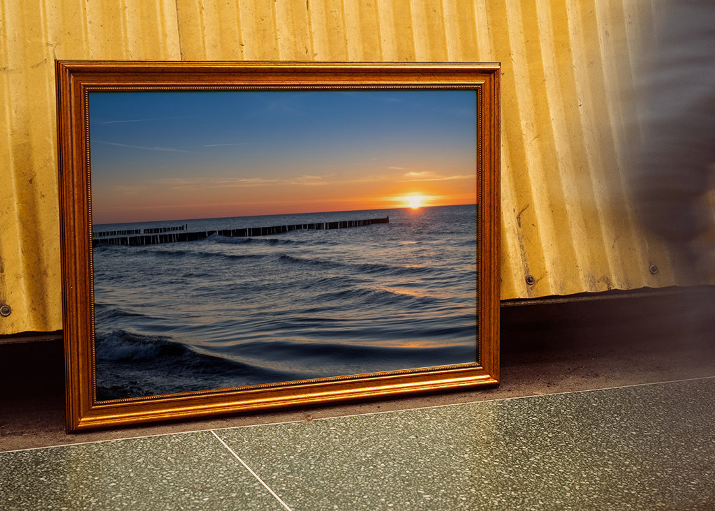 Sunset on the Baltic Sea