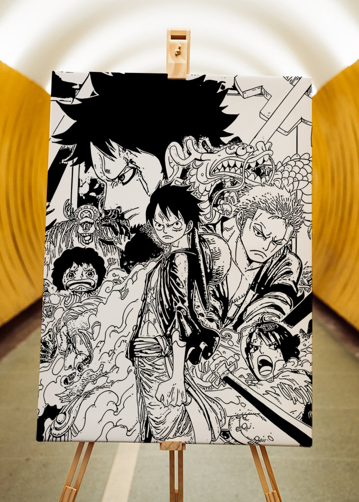 One Piece manga art