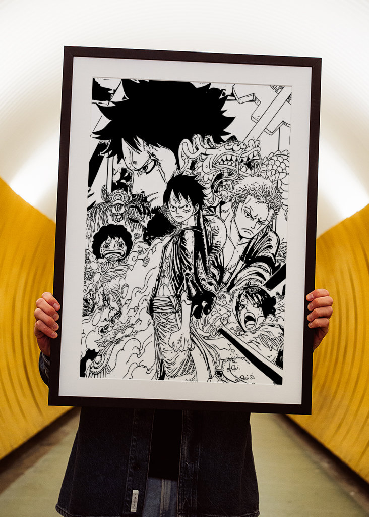 One Piece manga art