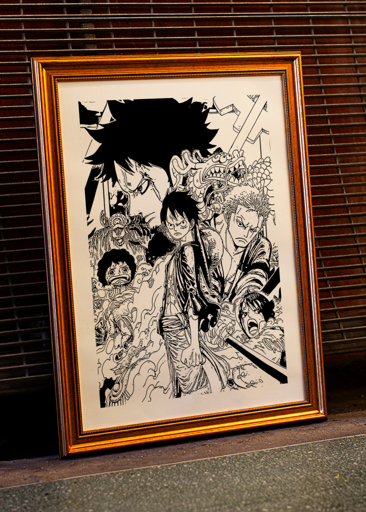 One Piece manga art