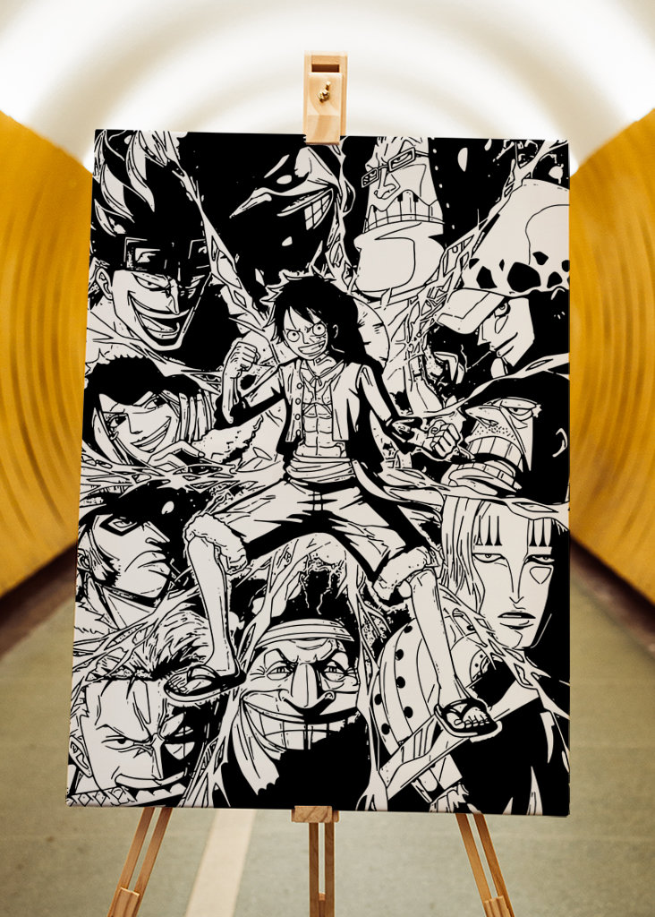 One Piece manga art
