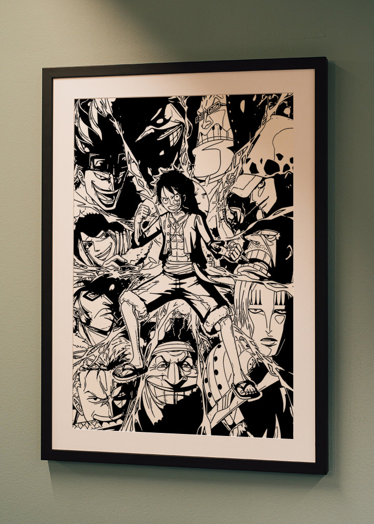 One Piece manga art