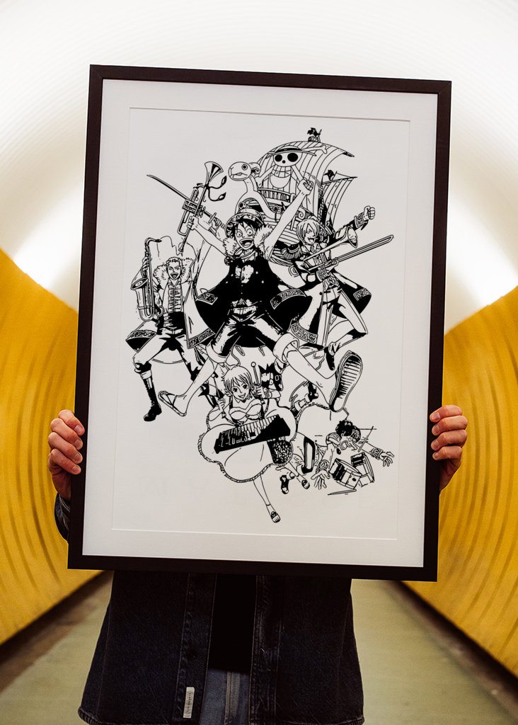 One Piece manga art