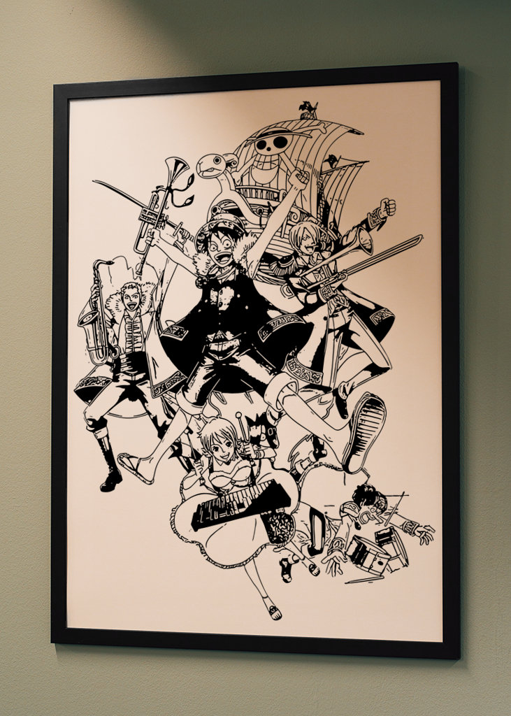 One Piece manga art