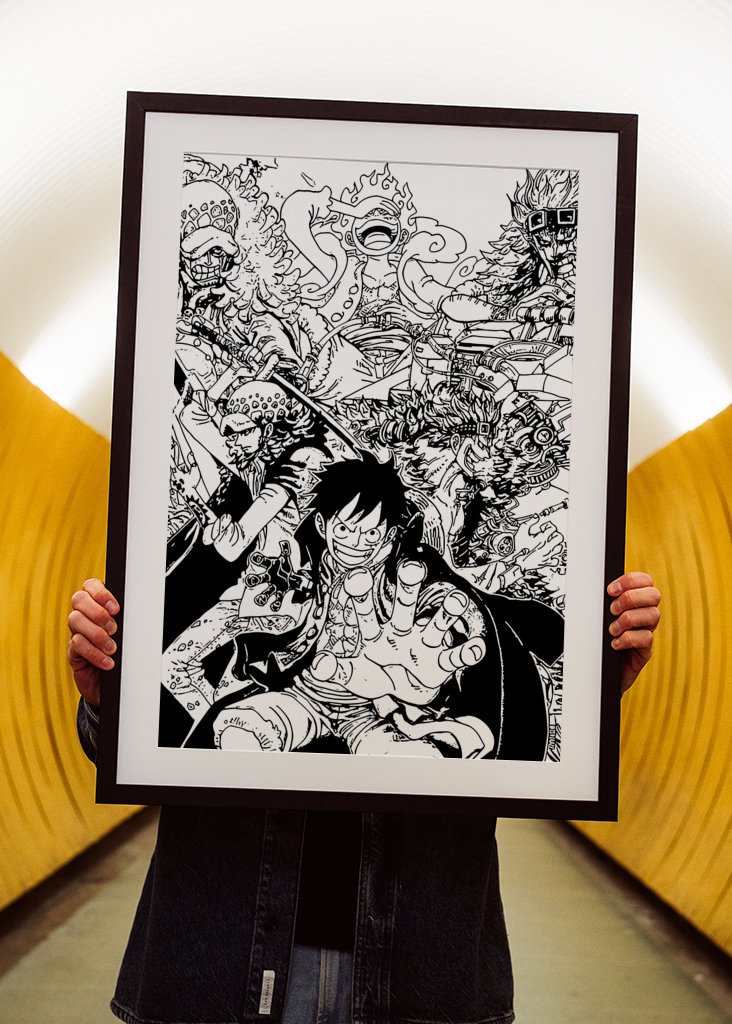 One Piece manga art