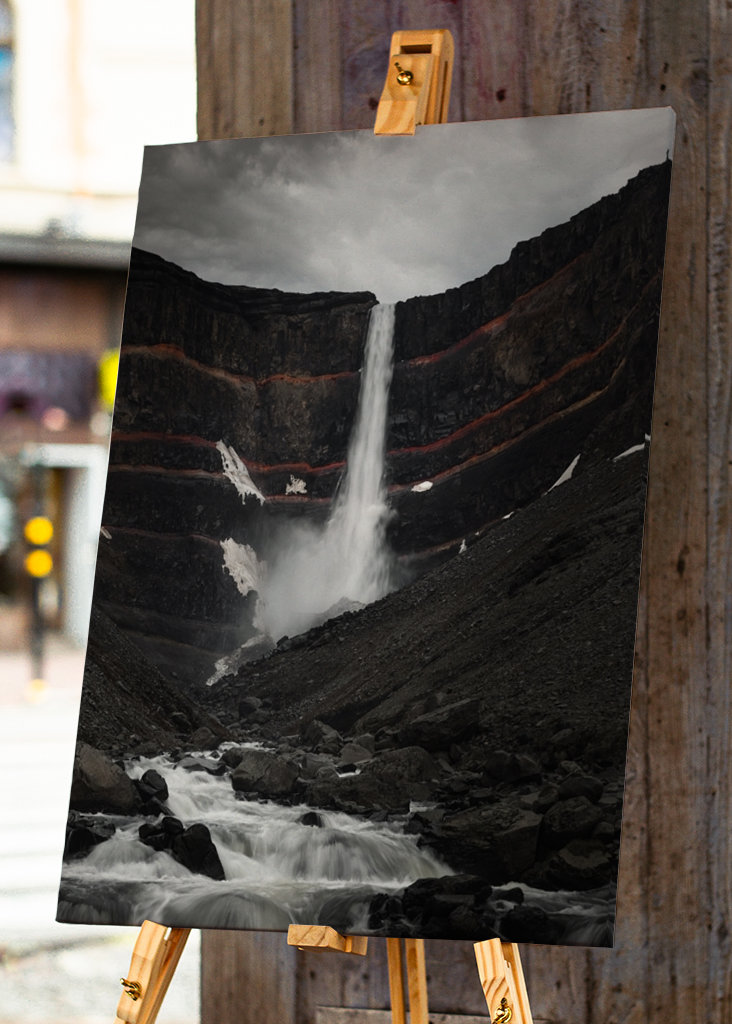 Hengifoss Wasserfall