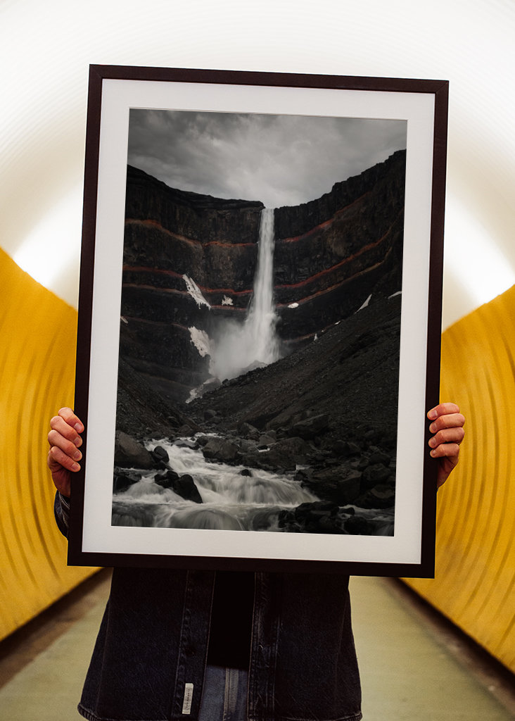 Hengifoss Wasserfall