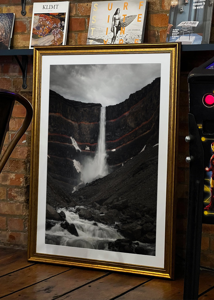 Hengifoss Wasserfall