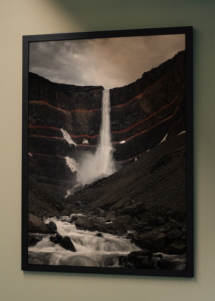 Hengifoss Wasserfall