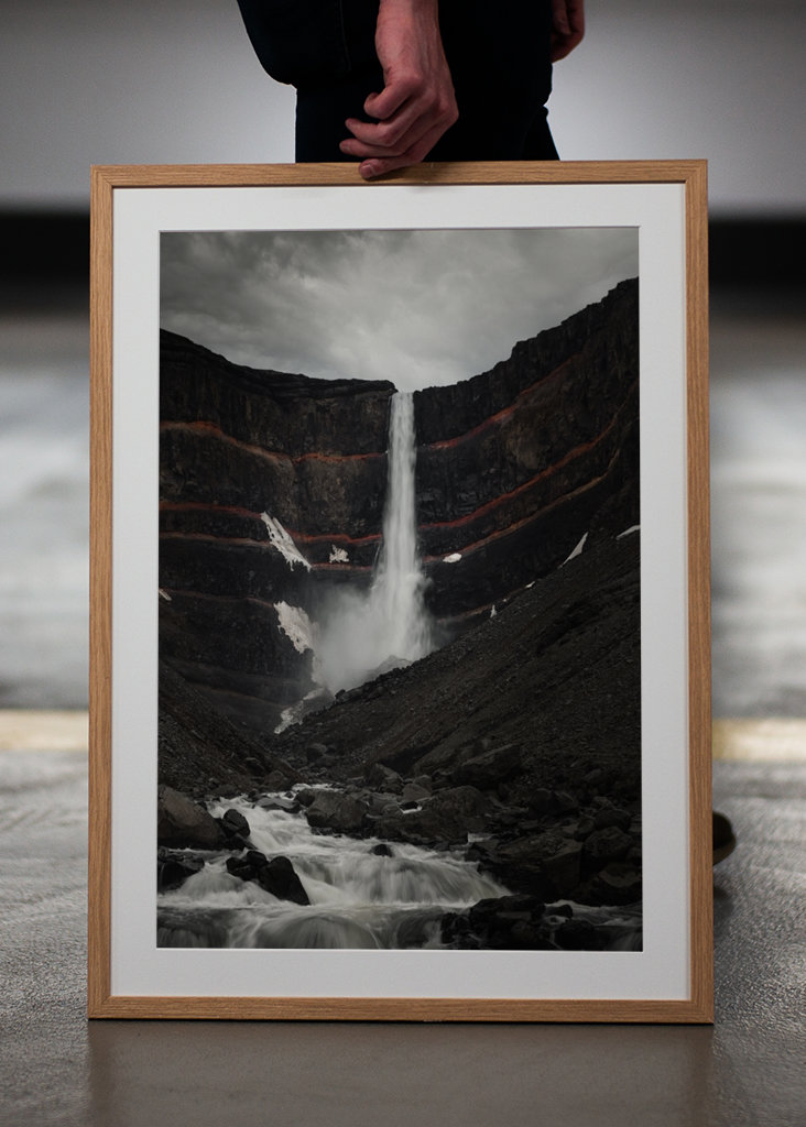 Hengifoss Wasserfall