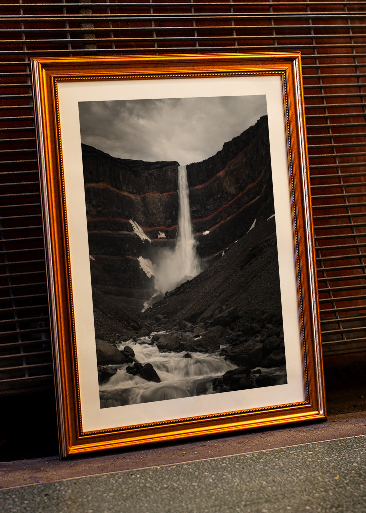 Hengifoss Wasserfall