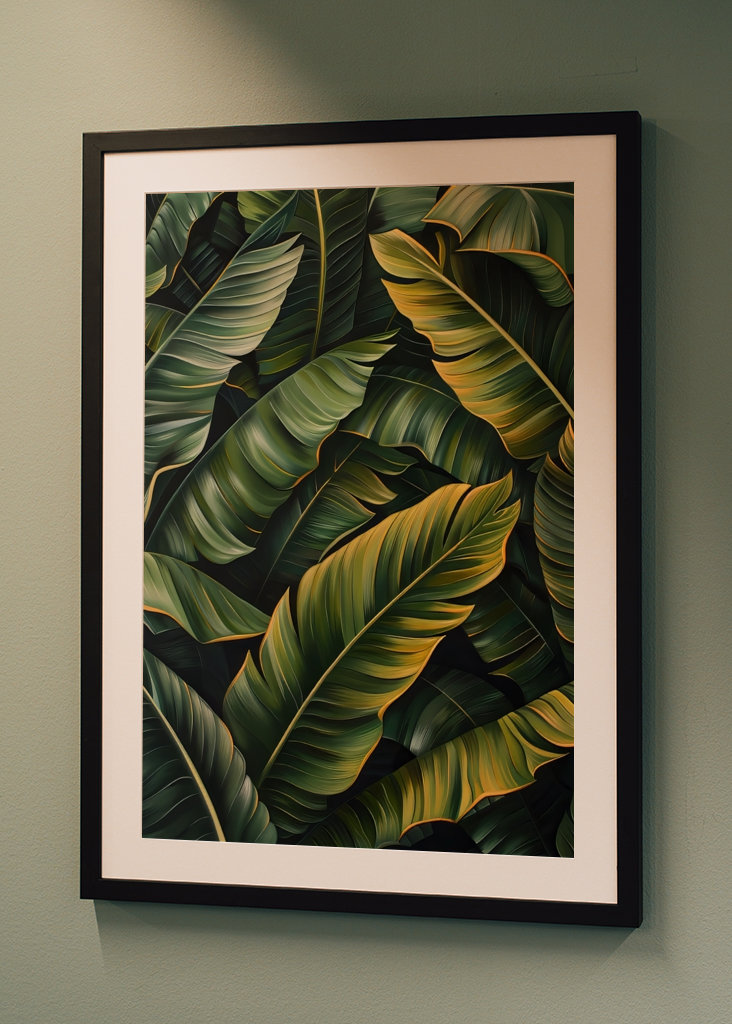 Green Tropic Leaves 1