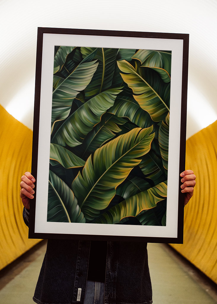 Green Tropic Leaves 1