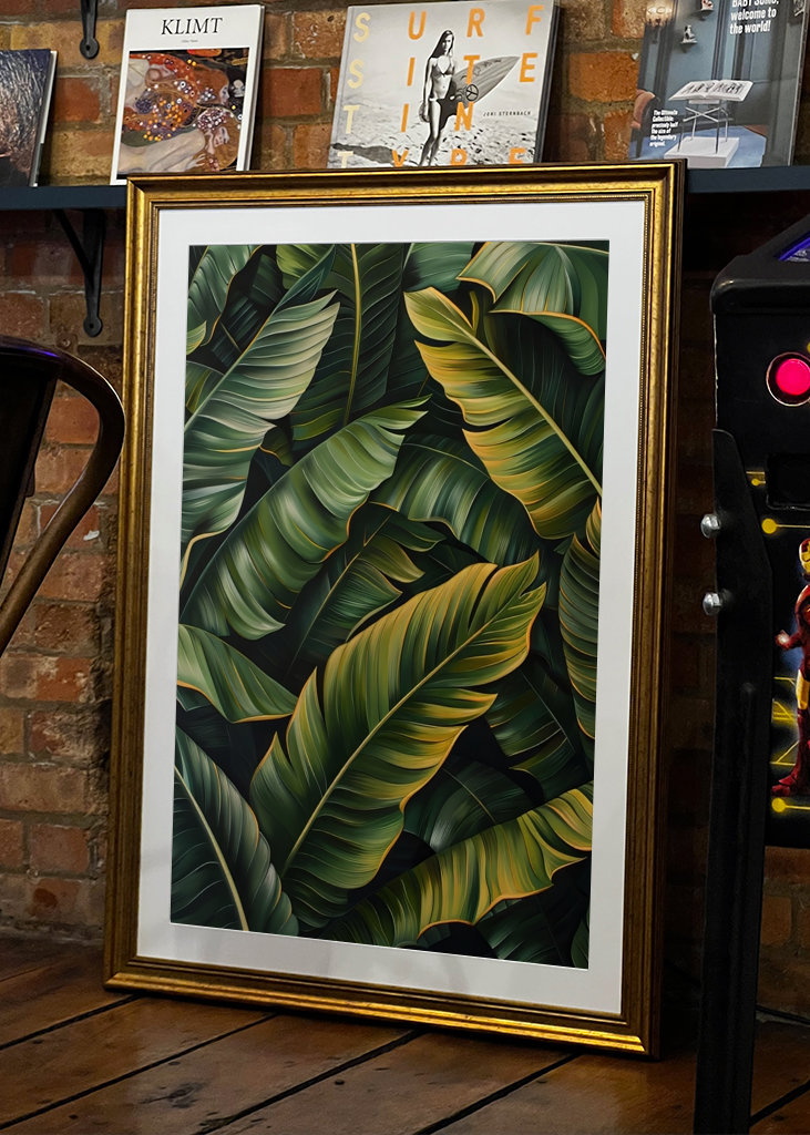 Green Tropic Leaves 1