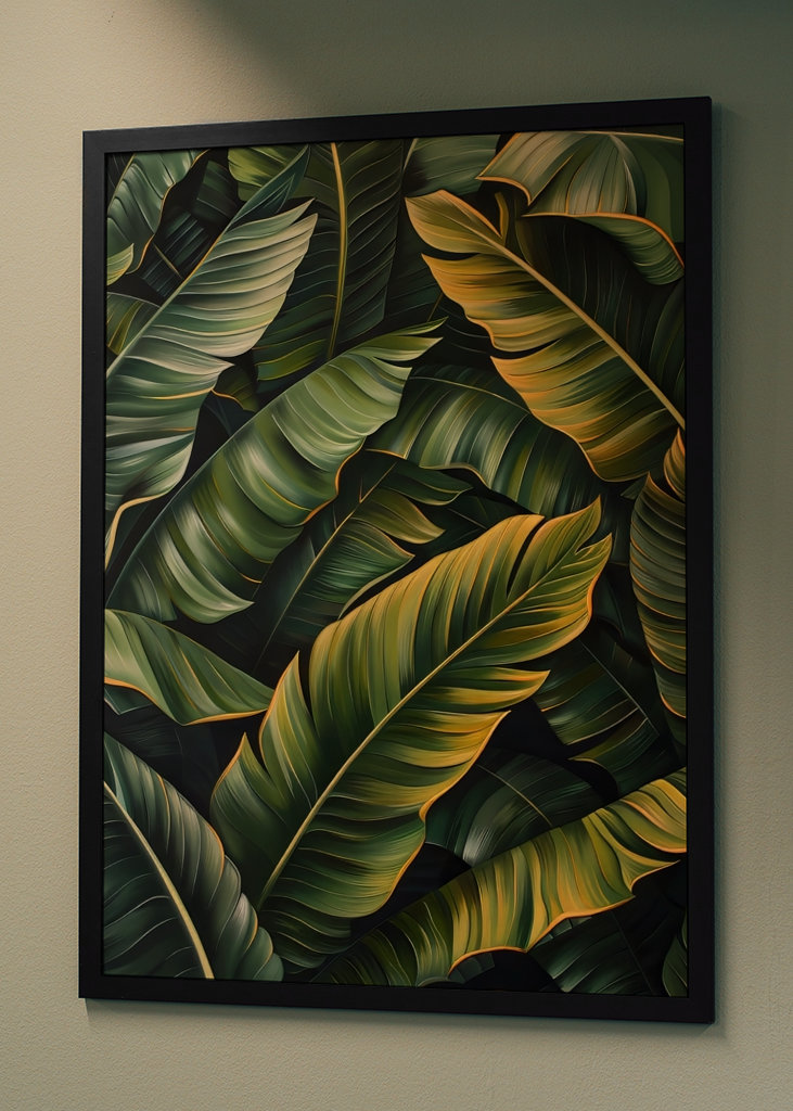 Green Tropic Leaves 1