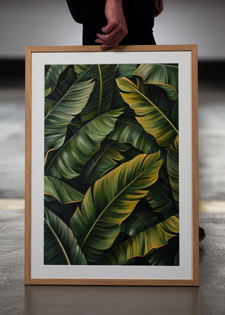 Green Tropic Leaves 1