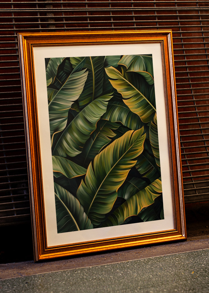 Green Tropic Leaves 1