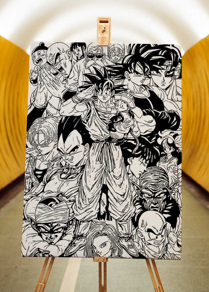 Dragon Ball Z Manga Art