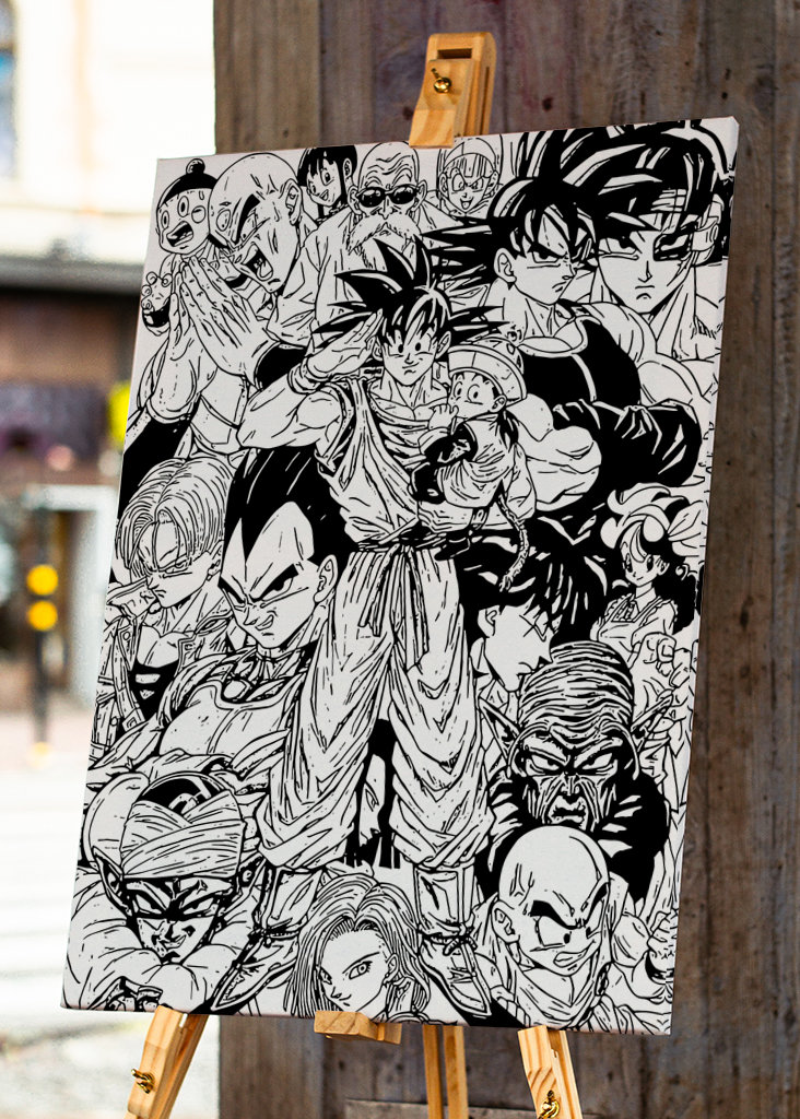 Dragon Ball Z Manga Art