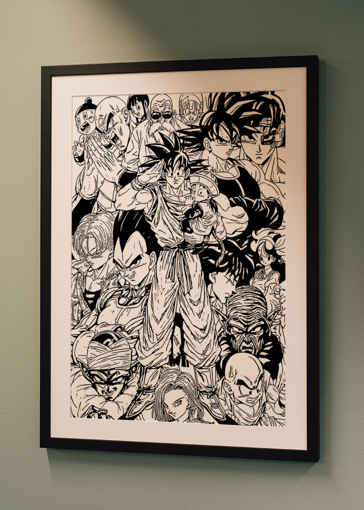 Dragon Ball Z Manga Art