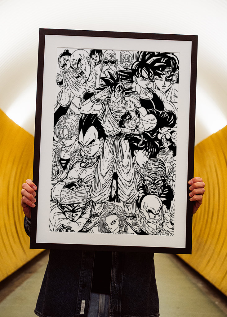 Dragon Ball Z Manga Art