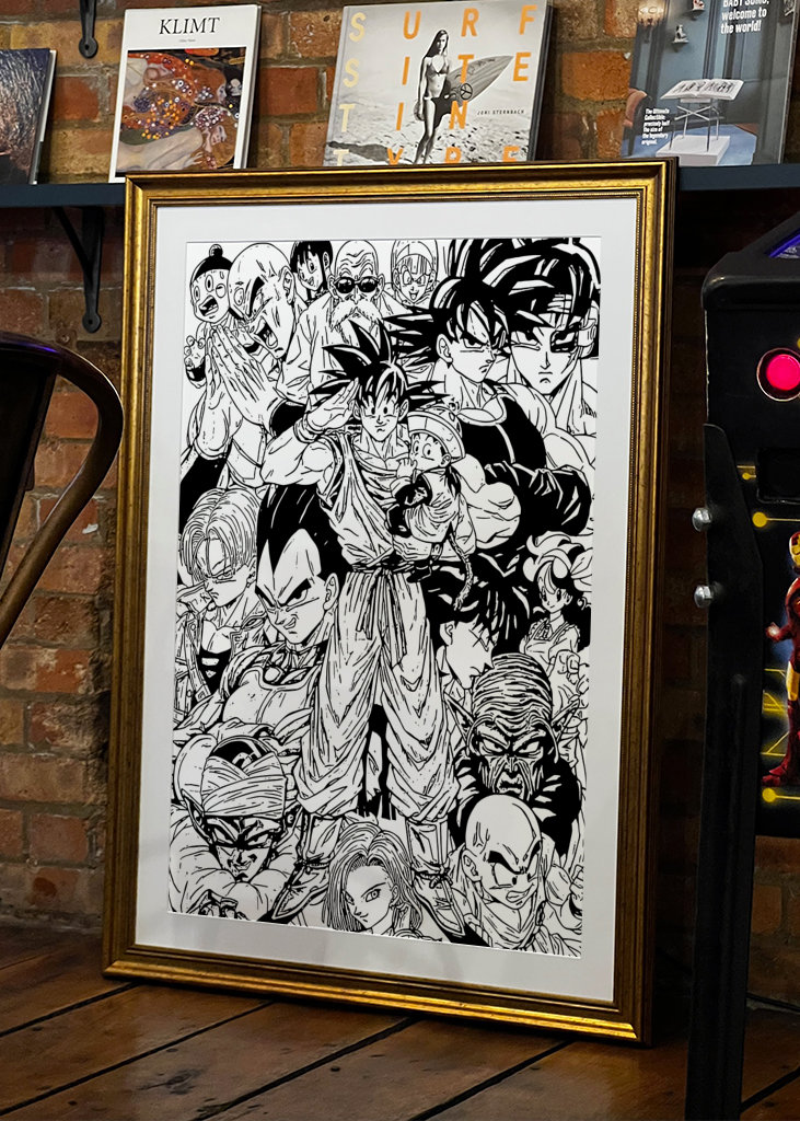 Dragon Ball Z Manga Art