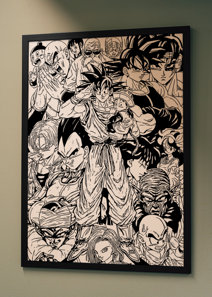 Dragon Ball Z Manga Art
