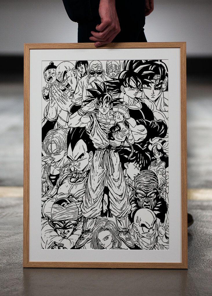 Dragon Ball Z Manga Art