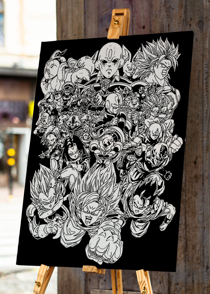 Arte del manga de Dragon Ball Z