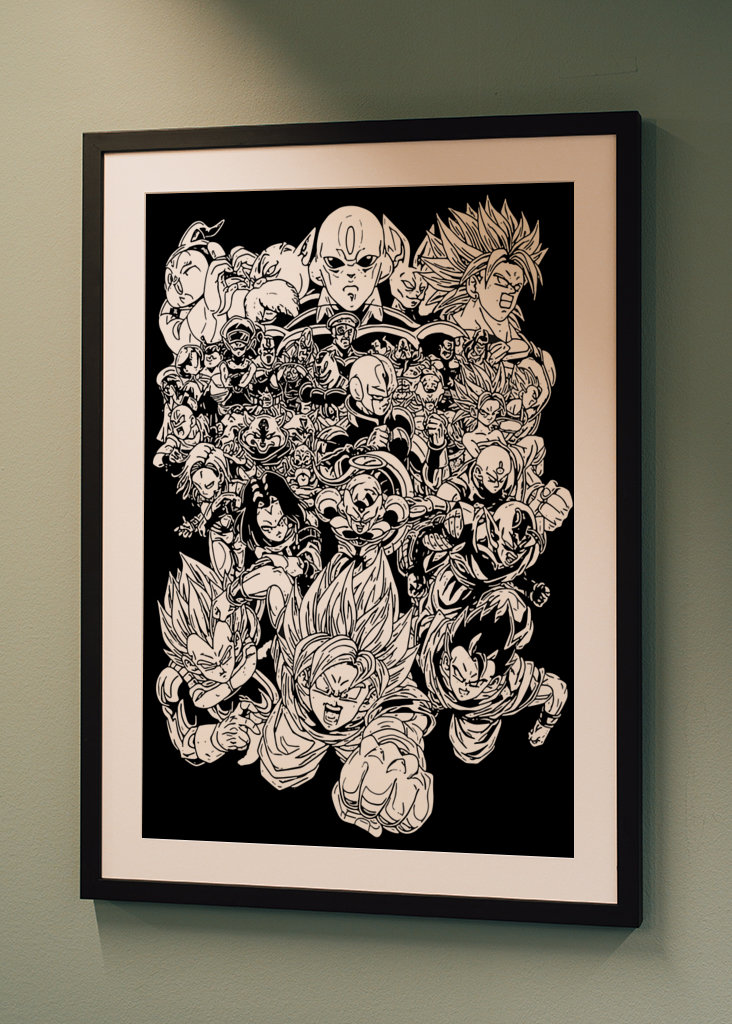 Arte del manga de Dragon Ball Z