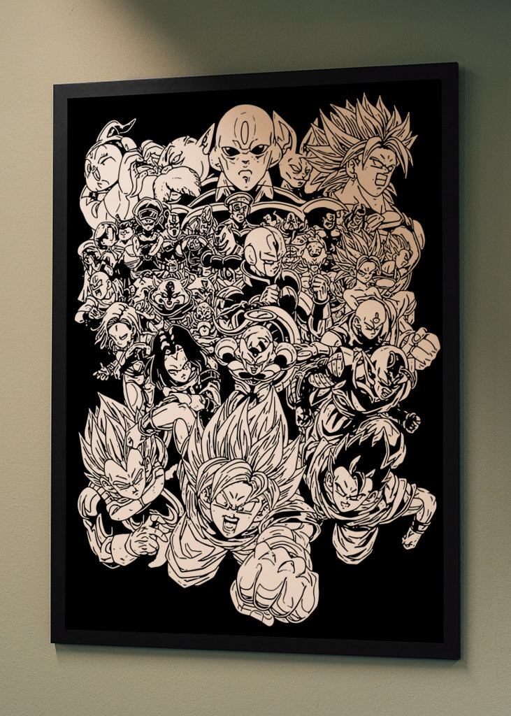 Arte del manga de Dragon Ball Z