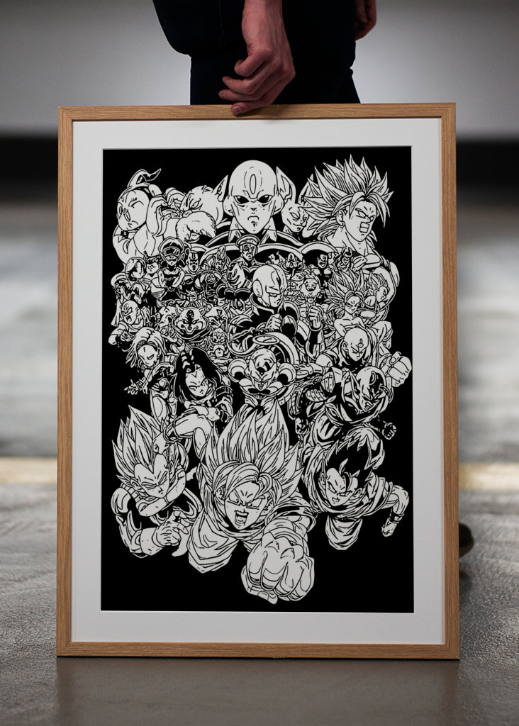 Arte del manga de Dragon Ball Z