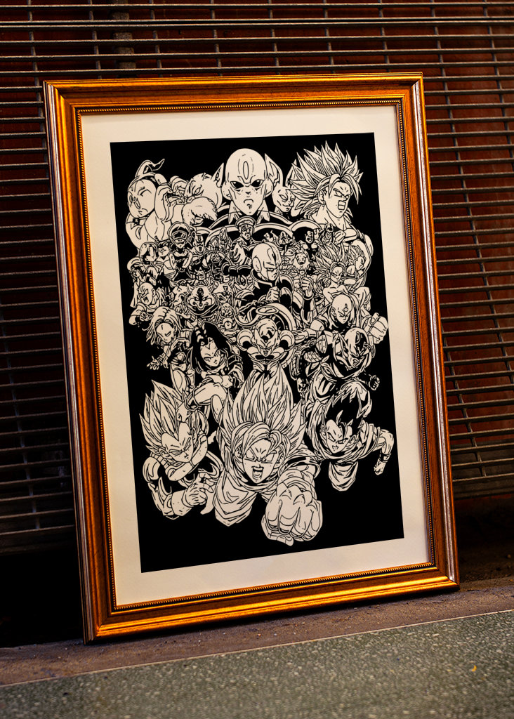 Arte del manga de Dragon Ball Z