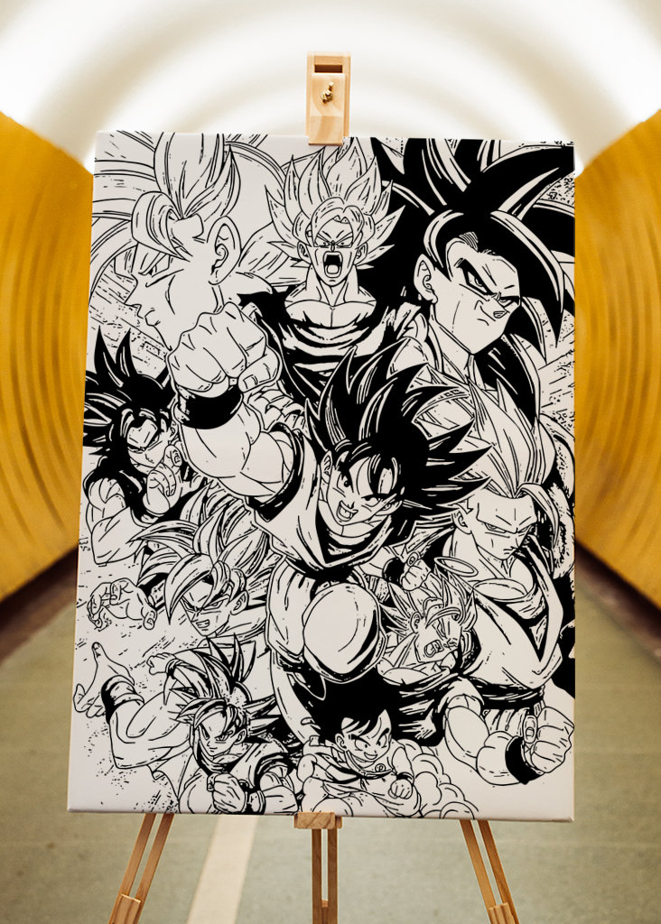 Dragon Ball Z Manga Art