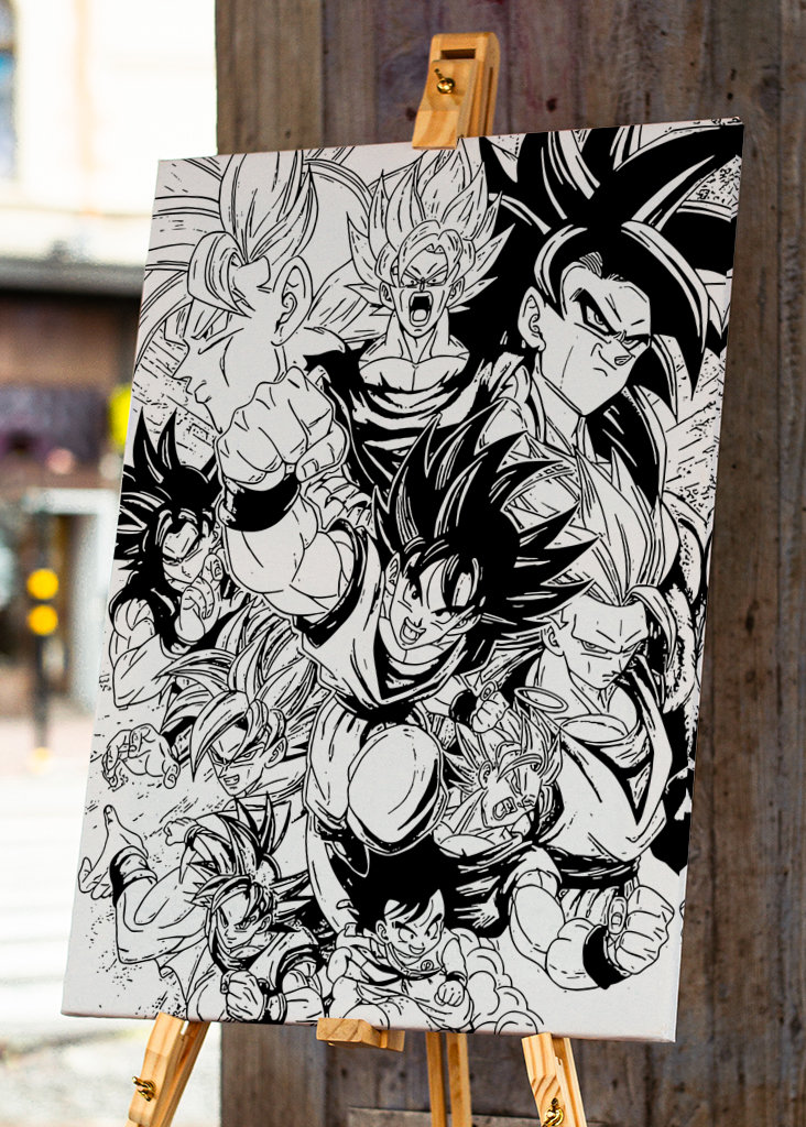 Dragon Ball Z Manga Art