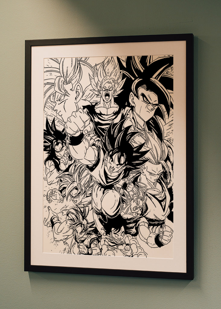 Dragon Ball Z Manga Art