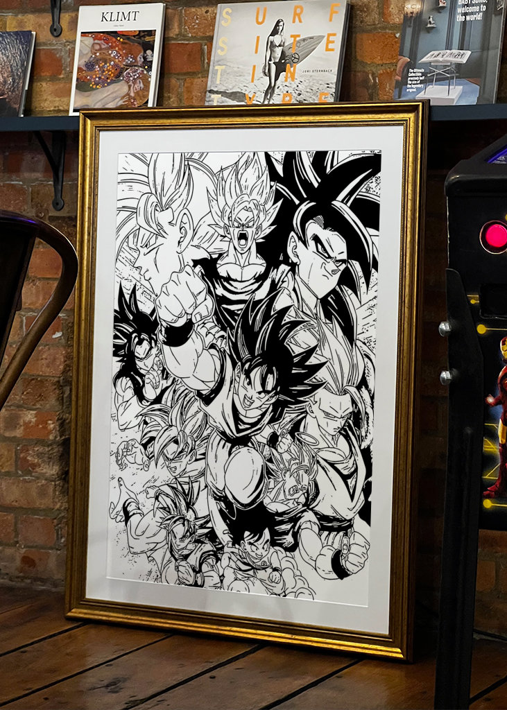Dragon Ball Z Manga Art
