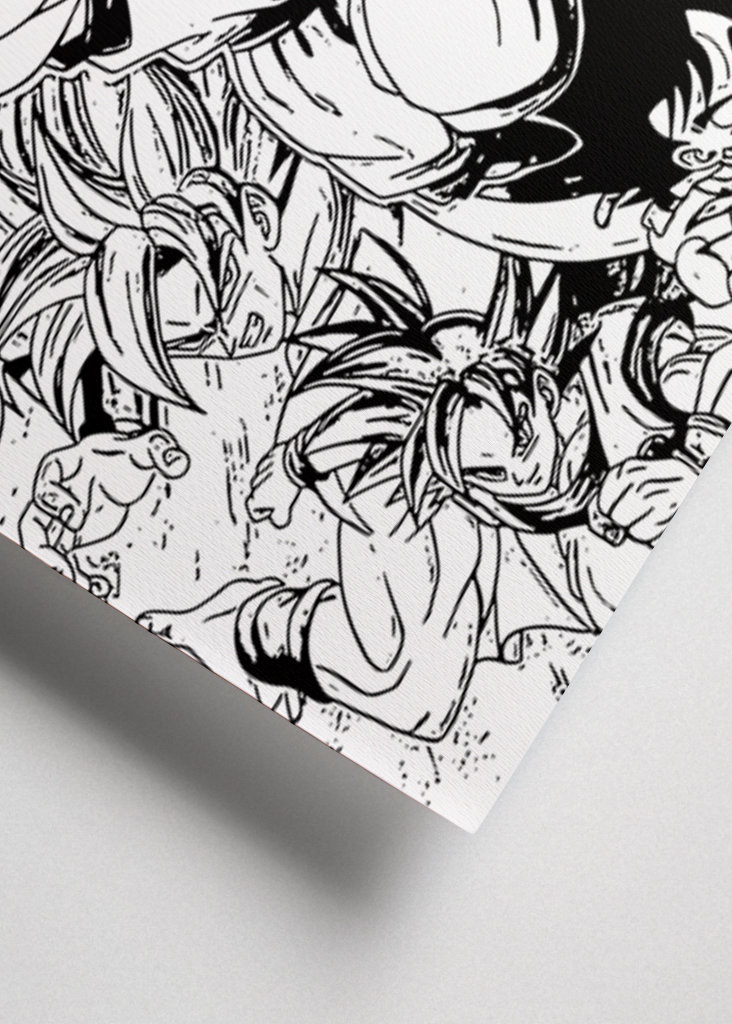 Dragon Ball Z Manga Art