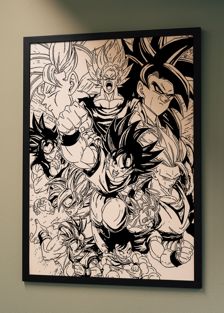 Dragon Ball Z Manga Art