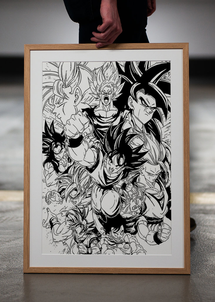 Dragon Ball Z Manga Art