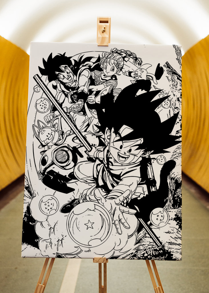 Dragon Ball Z Manga Art