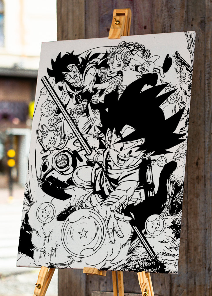 Dragon Ball Z Manga Art
