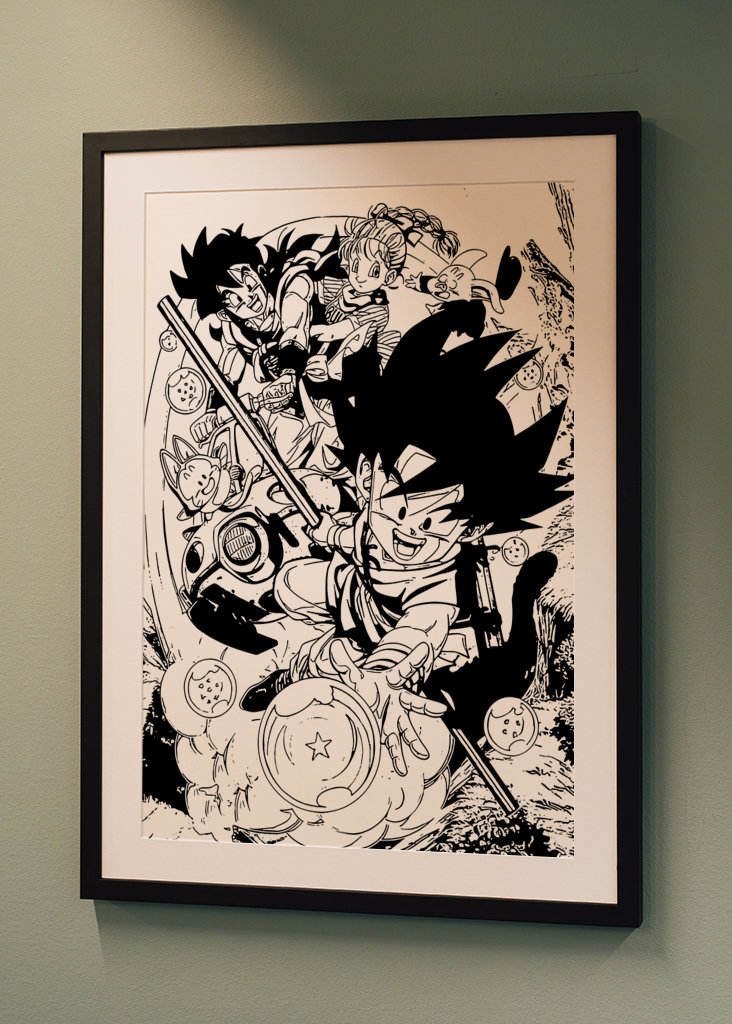 Dragon Ball Z Manga Art