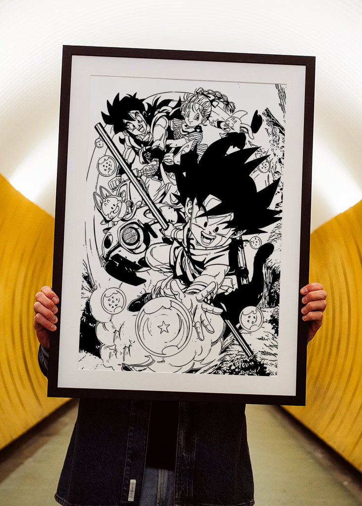 Dragon Ball Z Manga Art