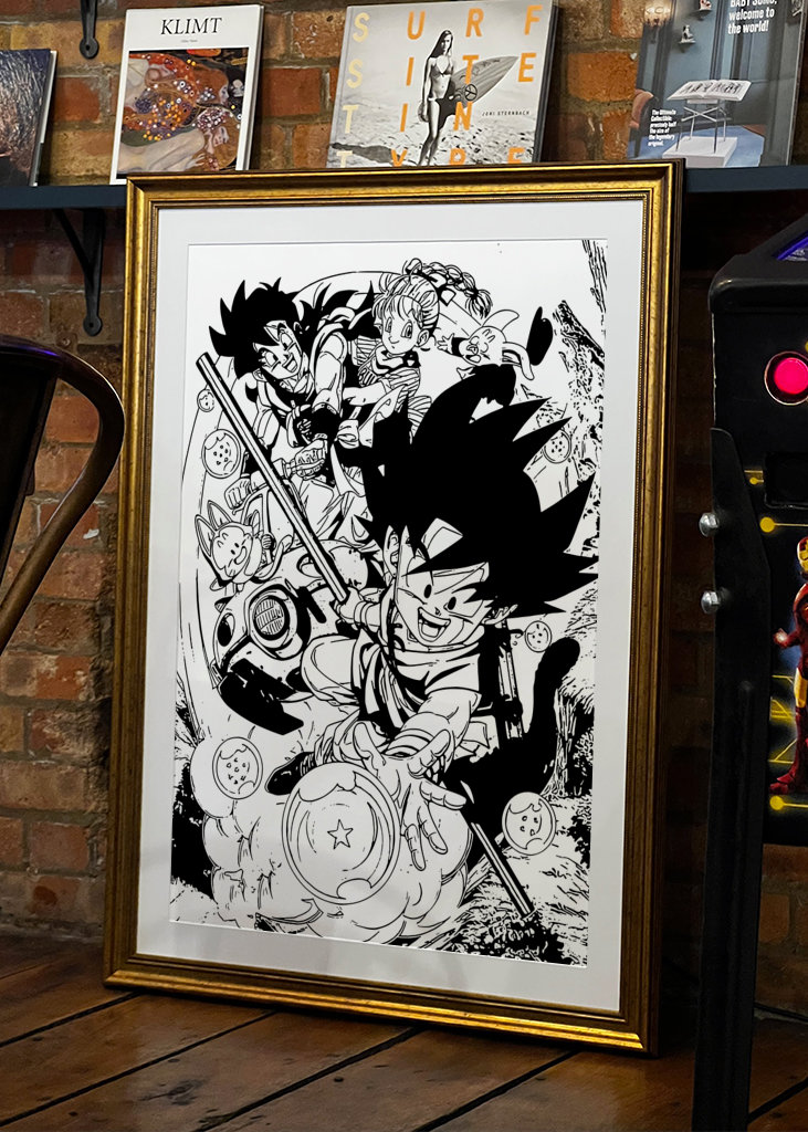 Dragon Ball Z Manga Art