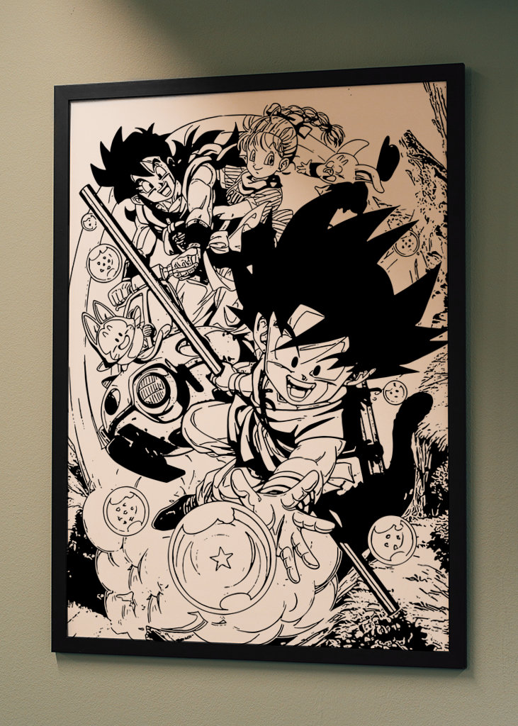 Dragon Ball Z Manga Art