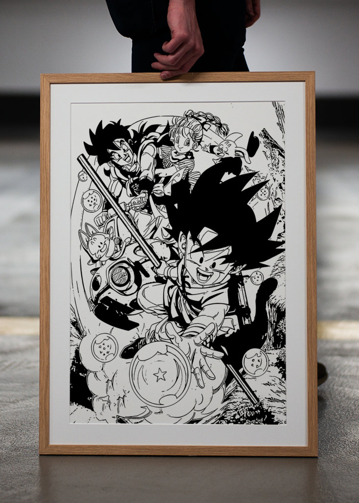 Dragon Ball Z Manga Art
