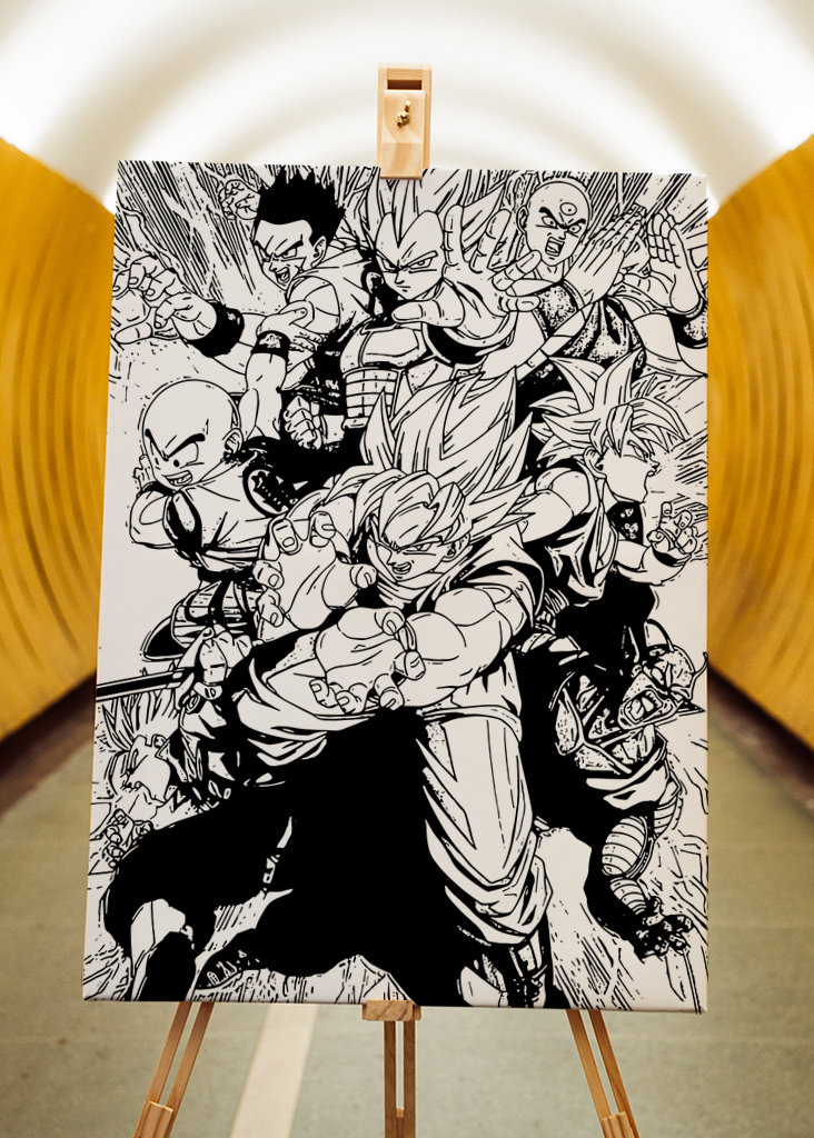 Dragon Ball Z Manga Art
